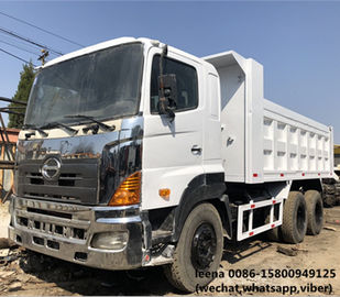 Κίνα χρησιμοποιημένο hino 700 φορτηγό απορρίψεων σειράς 25-30ton 350 κιβώτιο απορρίψεων HP 16 cbm που γίνεται το 2012 προμηθευτής
