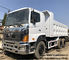  χρησιμοποιημένο hino 700 φορτηγό απορρίψεων σειράς 25-30ton 350 κιβώτιο απορρίψεων HP 16 cbm που γίνεται το 2012