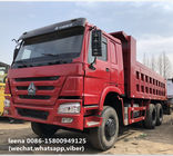Κίνα Diesel Howo 375 χρησιμοποιημένο κιβώτιο απορρίψεων ικανότητας 16-20 Cbm τόνου φορτηγών απορρίψεων 25-30 επιχείρηση