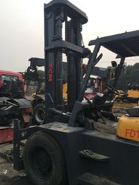 Forklift Tcm από δεύτερο χέρι diesel ύψος ανύψωσης φορτηγών Fd100z8 5.5m που κατασκευάζεται στην Ιαπωνία προμηθευτής